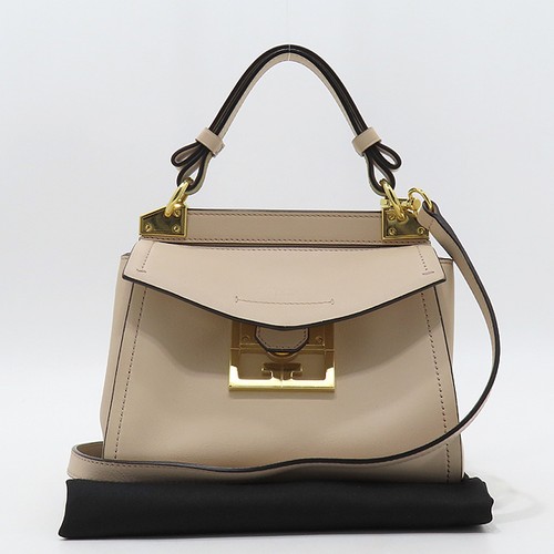 Givenchy BB50A3B0LG Light Pink Leather Mystic Small Tote Bag Shoulder Strap