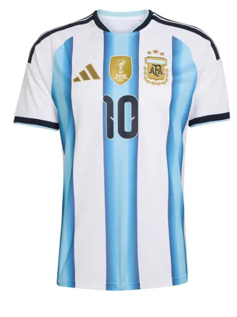 Argentina Blue &Amp; White Striped Soccer Jersey– Number 10 Jersey – Limited Edition