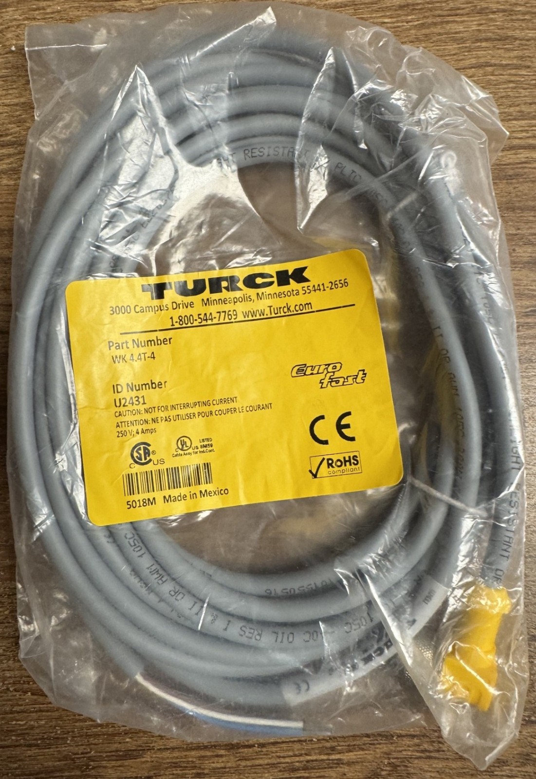 TURCK WK 4.4T-4 NEW