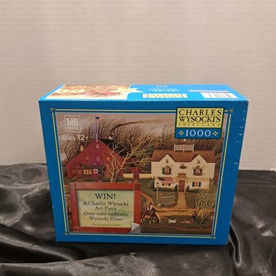 Charles Wysocki's Fireside Companions 1000 Piece Puzzle By Buffalo Games Poster