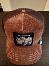 Goorin Bros The Farm Trucker Hat - ICED RHINO- NWT Limited Edition BULLETPROOF