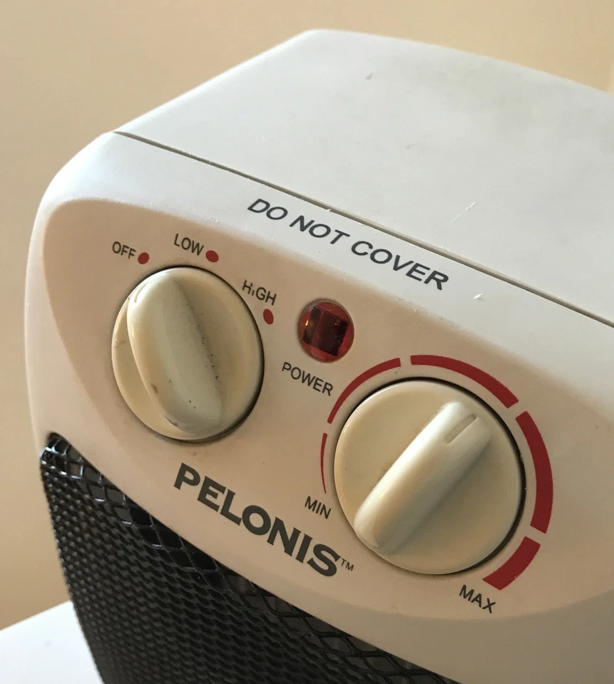 Calentador de espacio eléctrico de cerámica Pelonis modelo NTK15A HC0103 1500W 120V EXC Foto 4 de 4