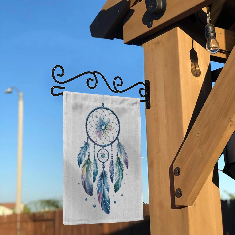 Dreamcatcher Garden Flag Boho Feathers Outdoor Yard Decor