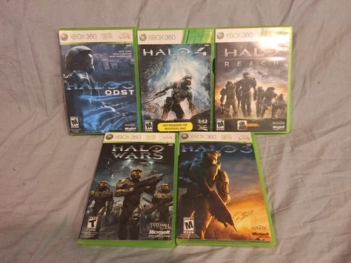 New Listing5 Xbox 360 Halo Games Halo 3, 3 ODST, Reach, 4, Wars Tested Working
