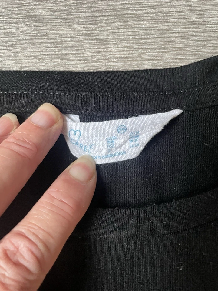 Women’s Black Colour Long Tunic Top “Anything Possible With Coffee UK Size 22/24 - Image 3 of 3