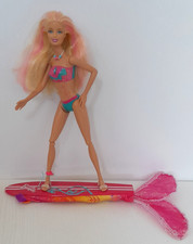 BARBIE IN A MERMAID TALE MERLIAH 2 in 1 OCEAN SECRET WITH SURF BOARD