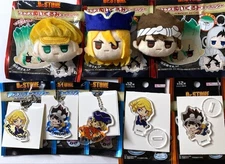Dr.STONE Plush Keychain Set Ryusui Hakyo Chrome Francois Daiso