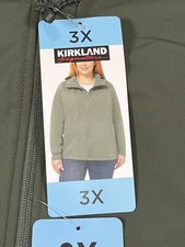Kirkland 4-way Stretch Softshell Jacket, Water Wind Repel, Womens 3xl 24-26, New