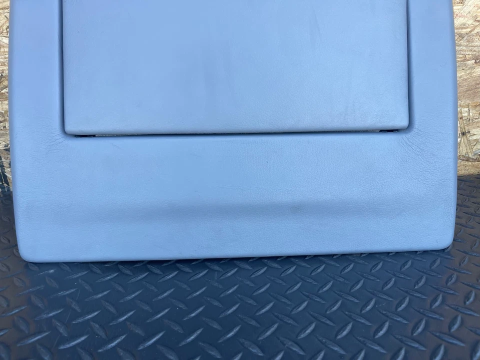 95-01 750iL E39 E38 BMW Asiento Delantero Bolsillo Trasero Borde Panel Trasero Cubierta Gris OEM Foto 2 de 4