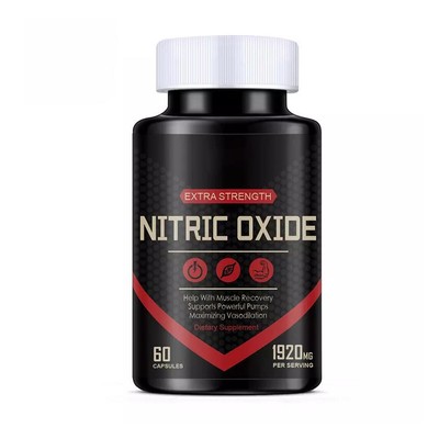 60pcs Nitric-Oxide Supplement Male Booster Enhance Muscle Strength Endurance  