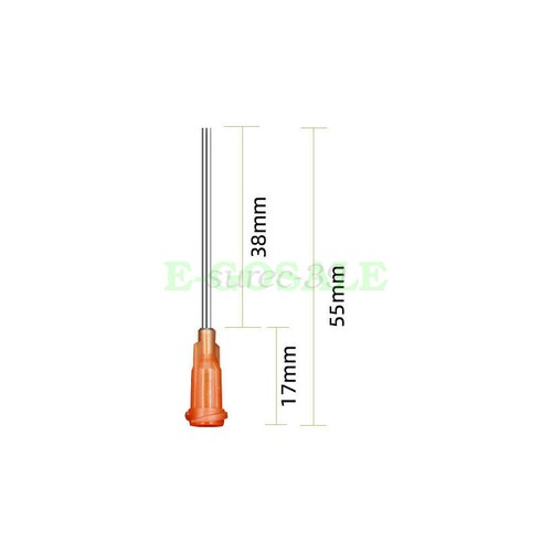 Aguja de jeringa dispensadora de punta roma 20 un. para tinta de aceite pegamento líquido calibre 14~26 - Imagen 15 de 25