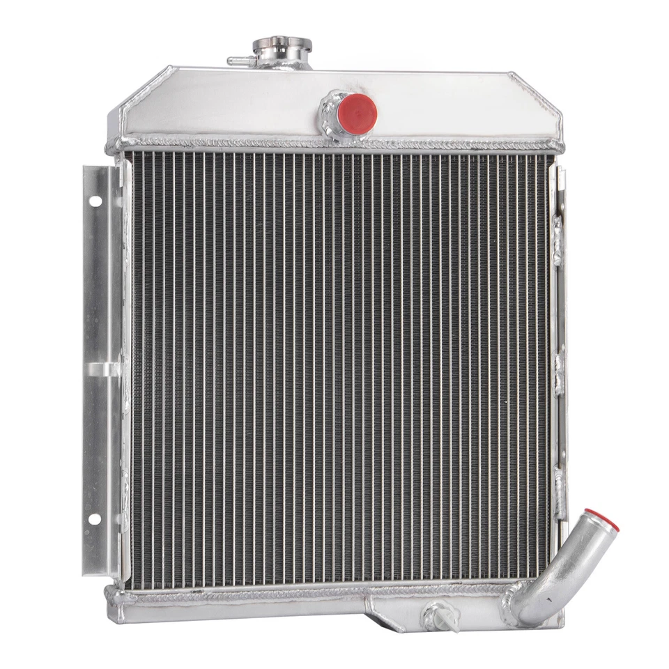3 Row Aluminum Radiator For 1965-1971 Jeep CJ5 CJ6 DJ5 DJ6 Buick 225 V6 Foto 2 de 4