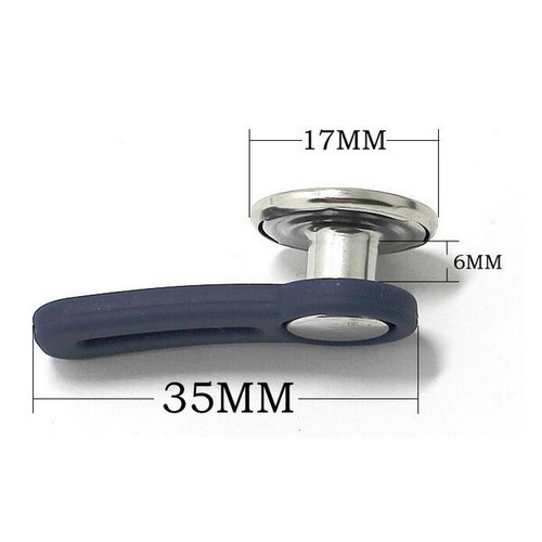 1x Unisex Waist Band Pant Extender Retractable STAR Button Trousers Jeans Skirt - Picture 4 of 5