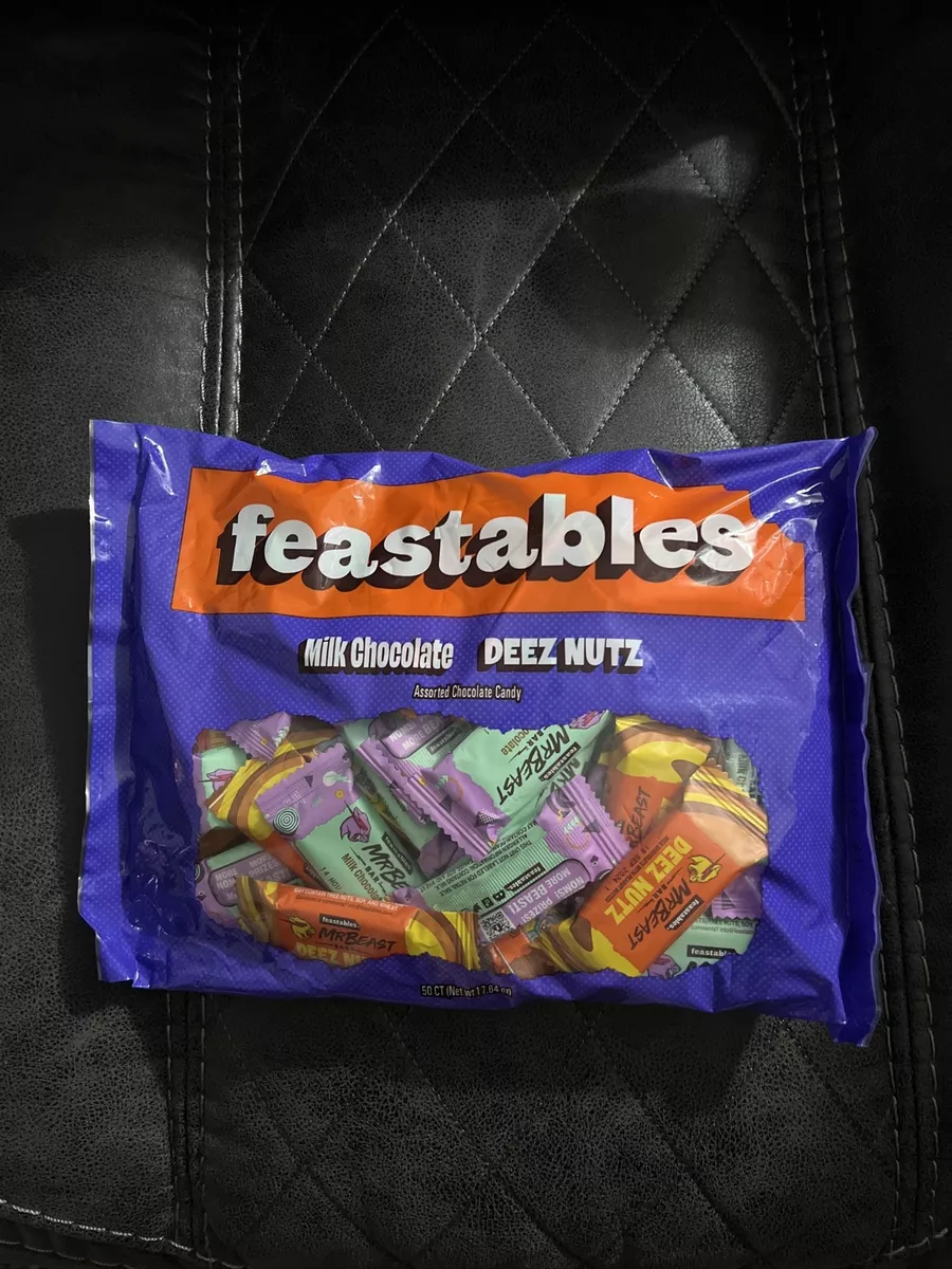 Mr. Beast Feastables Chocolate Bar | Flavor Ships Assorted