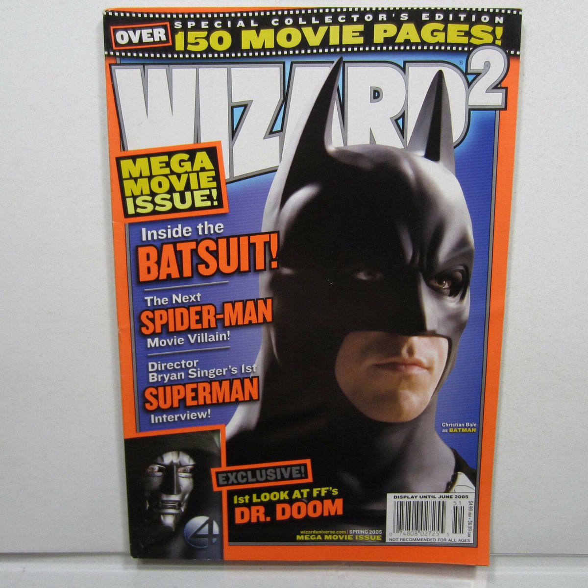 Wizard Comics Magazine Spring 2005 Batman, Spider Man, Superman