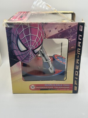 【希少】ビンテージ　スパイダーマン　テレフォン Vintage Spider Man Marvel Comics Corded Home Phone Landline