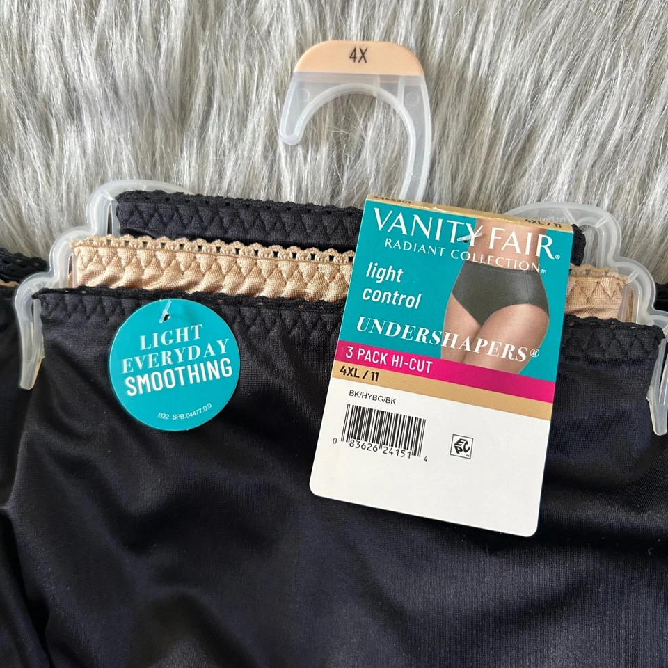 Нижнее белье женское Vanity Fair Radiant Undershapers размер 4XL/11 Shapewear упаковка 3 шт. - Изображение 2 из 4