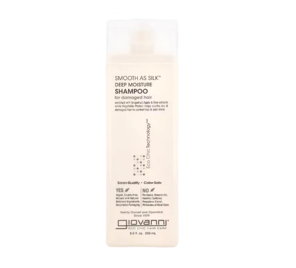 Giovanni, tiefenwirksames Feuchtigkeitsshampoo, für strapaziertes Haar, 250 ml