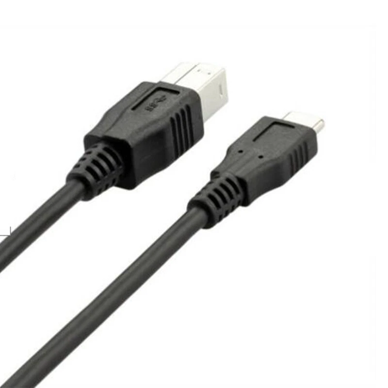 USB 3.1 Type C Male to USB 3.0 B Male Adapter Cable Data Printer Connector Cord - Image 2 of 3