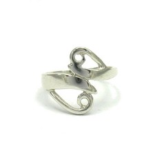 Stylish Plain Sterling Silver Ring Genuine Solid 925 Perfect Quality Empress