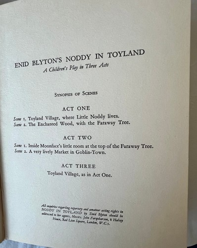 Vintage Enid Blyton's Book of Her Famous Play NODDY IN TOYLAND - Picture 7 of 11