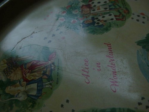 Alice in Wonderland Tray Texagen Made in England Vintage - Picture 21 of 24