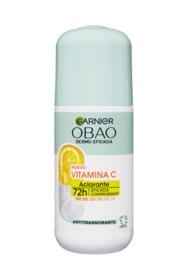 Garnier OBAO Antitranspirante / Vitamina C Aclarante / Protección 72hr