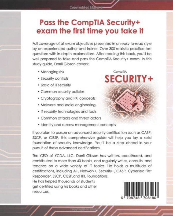 CompTIA Security Get Certified Get Ahead SY0 601 Study Guide By CompTIA Security Get Certified Get Ahead SY0 601 Study Guide By