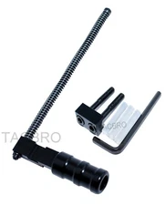 Black Ruger 10/22 Bolt Charging Handle & V-Block Stabilizer With Bolt Screw