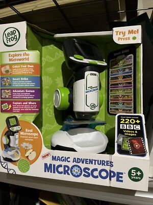LeapFrog Magic Adventures Microscope with slides BBC videos and images NEW
