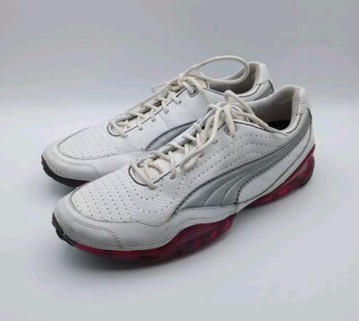 Puma Cell Meio 182956-01 Size 10 Women's Running Shoes White Silver Purple 