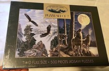 Woodland Creek Puzzle set of 2 full size 500 pieces Jigsaw Puzzles New Sealed