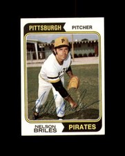 Nelson Briles Hand Signed 1974 Topps Pittsburgh Pirates Autograph