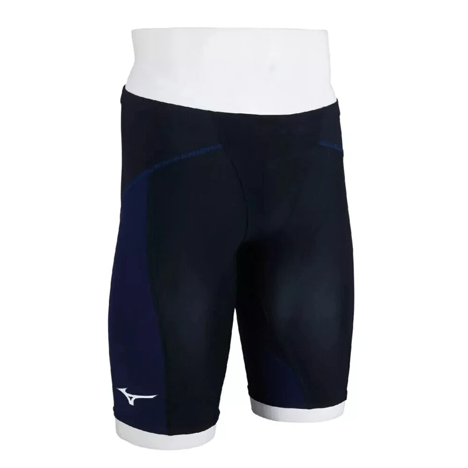 2025 Mizuno N2MBC011 GX Sonic Light 99 Black x Navy Competition Swimsuit Japan - Image 2 of 4