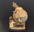 LLADRO Figurine #5847 The Voyage Columbus Children Exploring Globe Signed w/ Box — photo 2