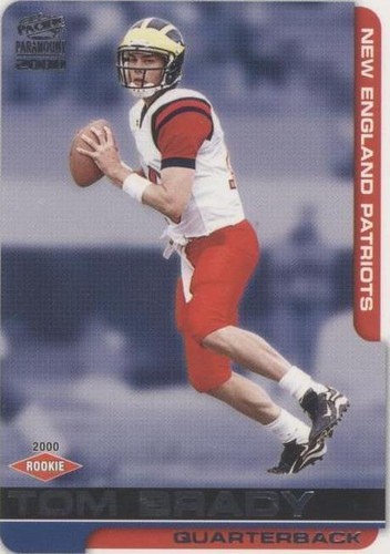 2000 TOM BRADY Skybox Dominion TOM BRADY & CARMAZZI Rookie Pairs