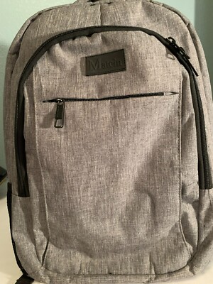 Matein Men's Gray anti-theft Travel Laptop Backpack with USB,  In great shape.
