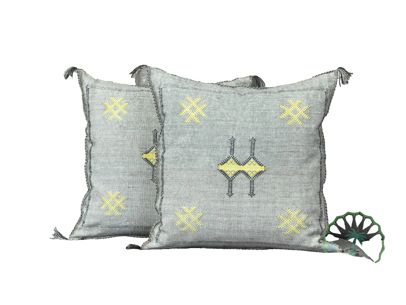 Moroccan Square 100% Silk Home Décor Pillows