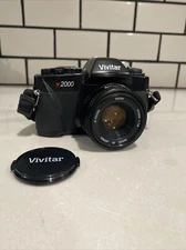 Vivitar V2000 35mm Film SLR Camera 1:1.9 50 mm Lens - K Mount