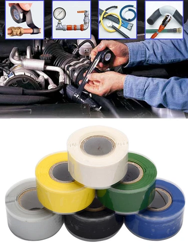 Silikon Isolierband Selbstverschweißend Wasserdichtes Reparaturtape Klebeband - Bild 13 von 29