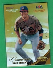 2013 PANINI USA BASEBALL CHAMPIONS CERTIFIED KRIS BRYANT GOLD PARALLEL 25/25