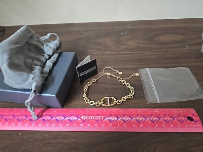 New R.J. GRAZIANO Gold Tone Mariner Link Bracelet