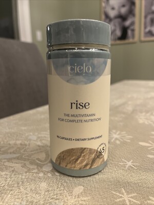 Cielo Rise Multivitamin 45-Day - Vitamin A, C, D3, E, K2 - for Digestive Support