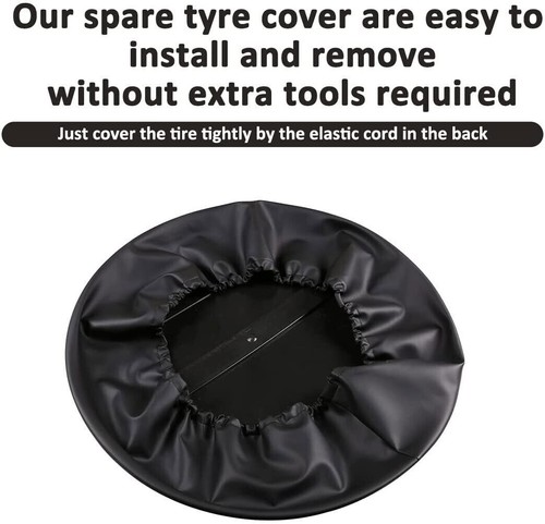 Tasman Blue Rear Spare Tire Tyre Cover Fits For LR Defender 130 5D 2022 2023 - Picture 3 of 7