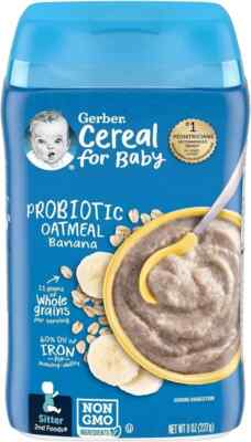 Gerber 2Nd Food Müsli, Hafer Banane probiotisch Bl 2 (227g) kostenloser Versa...