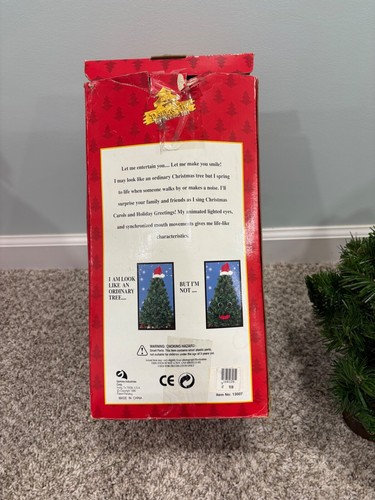 Vintage 1997 Gemmy Original Douglas Fir Dancing Talking 24” Christmas Tree Works - Picture 14 of 20