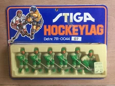 Stiga Table Hockey Players Vintage 1970’s Green