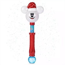 Disney Mickey Mouse Light  Sound Holiday Snow Wand