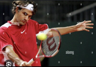 Nike Roger Federer RF 2005 Davis Cup Olympics Tennis Crew Shirt