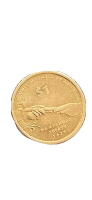 1621 Wampanoag Treaty ONE DOLLAR COIN | eBay